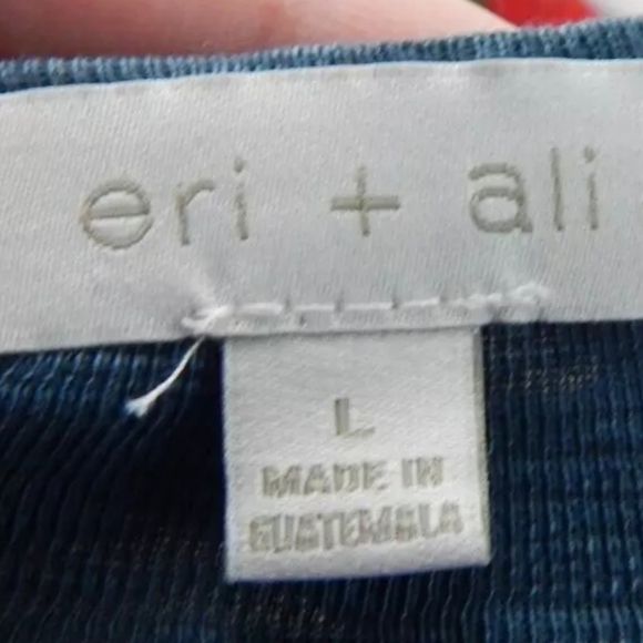 Eri + Ali Mineral Washed Ruffle Tee - Picture 3 of 4
